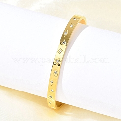 Bracciali a polsino in acciaio inossidabile 304&nbsp;BJEW-P348-02B-G
