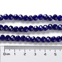 Perles de verre imitation jade cuites au four&nbsp;X-DGLA-A034-J6MM-A33