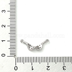 Pendentifs avec zircon cubiques à micro-pavés en laiton&nbsp;KK-H455-18P