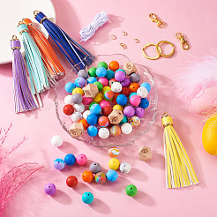 Kit de fabrication de bracelet porte-clés bricolage&nbsp;DIY-TA0004-20