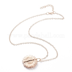 Colliers pendentifs en alliage ouvrable&nbsp;NJEW-M186-02RGP