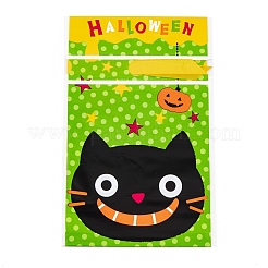 50 Stück rechteckige Plastiktüten für Halloween-Süßigkeiten&nbsp;ABAG-U001-01F