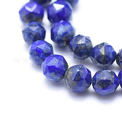 Natürlicher Lapislazuli Perlenstränge&nbsp;G-I249-B11-03