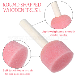 30 pièce 4 styles de formes d'éponges à peinture&nbsp;DIY-SP0006-17