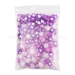 200pcs 5 Arten transparente Acrylperlen&nbsp;TACR-FS0001-54D