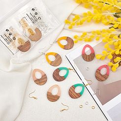 DIY baumeln Ohrring machen Kits&nbsp;DIY-OC0002-53