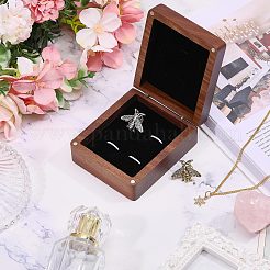 Magnetboxen zur Geschenkaufbewahrung mit Manschettenknöpfen aus Holz&nbsp;CON-WH0089-265A