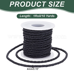 10 Yards geflochtene PU-Kunstlederschnur&nbsp;LC-AR0001-02