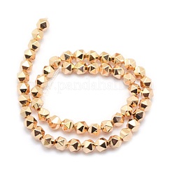 Chapelets de perles en hématite synthétique sans magnétiques&nbsp;G-L485-07A-LG