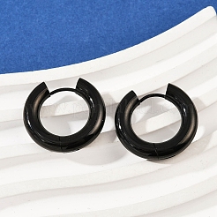 Orecchini a cerchio in acciaio inossidabile 202 lucidati&nbsp;EJEW-M106-02EB-04