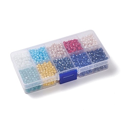 Perles en verre electroplate&nbsp;EGLA-X0006-01F-4mm