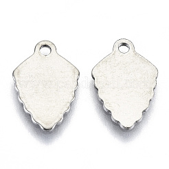 Anlaufgeschützte Charms aus Edelstahl 201&nbsp;STAS-R116-024