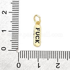 Charms smalto ottone&nbsp;KK-P338-01G-F01