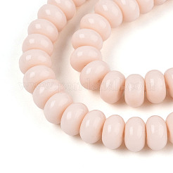 Perle di vetro verniciate a spruzzo opaco&nbsp;GLAA-ZX008-8mm-18H