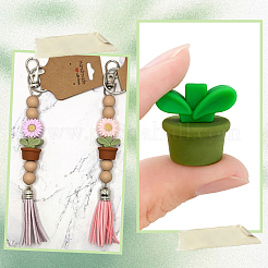 10 Farben Pflanzenlebensmittelqualität umweltfreundliche Silikon-Focal-Perlen&nbsp;SIL-SP0001-11