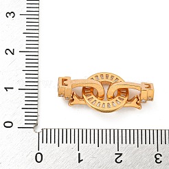 925 Faltschließe aus klarem Zirkonia in Mikropavé-Optik aus Sterlingsilber&nbsp;STER-U001-14G