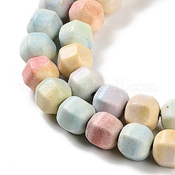 Fili di perline lanterna in agata naturale arcobaleno alashan&nbsp;G-NH0022-B01-01