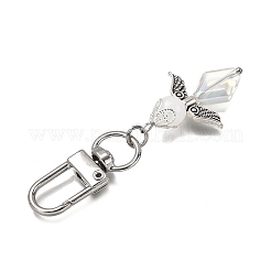 3 pendentif décoratif en verre et acrylique en forme d'ange&nbsp;HJEW-JM04087