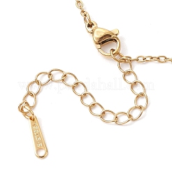 Colliers avec pendentif en pierres précieuses pour le yoga et les chakras&nbsp;NJEW-JN05083-01