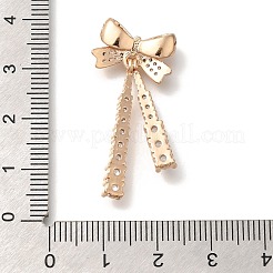 Cremagliera placcatura micro ottone spianare pendenti zirconi&nbsp;KK-S399-06A