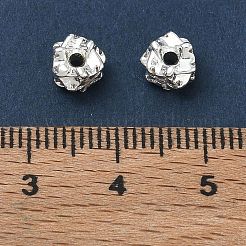 Messing Micro Pave klare Zirkonia Perlen&nbsp;CU-CBAB0CF-05S