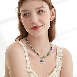 24 stücke 4 arten natürliche amethyst & rose quarz chip legierung europäischen baumeln charme&nbsp;G-HY0001-17