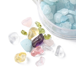 84 g Set aus 7 Arten natürlicher und synthetischer gemischter Edelsteinperlen&nbsp;G-FS0005-60
