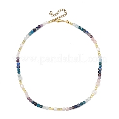 Schmucksets mit Edelsteinen und galvanisierten&nbsp;SJEW-JS01380