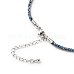 Fabrication de colliers en cordon tressé en nylon de 2.5 mm&nbsp;FIND-G095-01P-08