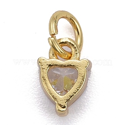 Adornos de latón micropavé de circonia cúbica&nbsp;KK-P192-08