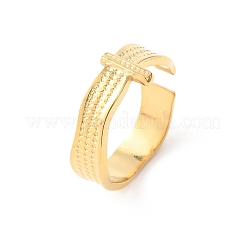 Anelli polsini aperti in acciaio inossidabile 304 per donna&nbsp;RJEW-K309-20G