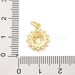 Ottone micro spianare pendenti zirconi&nbsp;KK-D325-41G