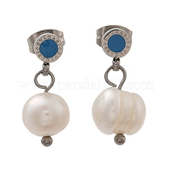Orecchini pendenti in acciaio inossidabile 304&nbsp;EJEW-F354-07P