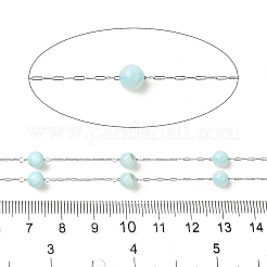 Catene portacavi in acciaio inox 304 con perline di conchiglia colorate&nbsp;STAS-B067-04B-01