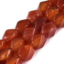Chapelets de perles rouges en agate naturelle&nbsp;GG-N361-06A-03