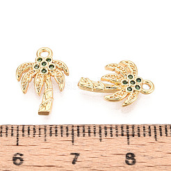 Pendentifs en laiton zircon cubique pavé&nbsp;KK-T074-97B-G