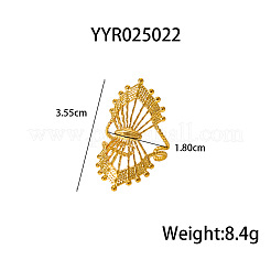Bagues de manchette réglables creuses en acier inoxydable 304 pour femmes&nbsp;ZX9886