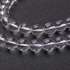 Chapelets de perles en cristal de quartz synthétique&nbsp;X-GSR8mmA039-1