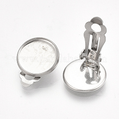 Accesorios para pendientes con clip de acero inoxidable 304 que no se deslustran&nbsp;LS-STAS-S079-81D