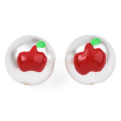 Perles d'imitation perles en plastique ABS&nbsp;KY-N015-100