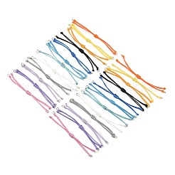 24 Stück Polyesterkordel zum Herstellen von Armbändern&nbsp;AJEW-FS00006