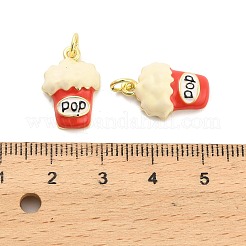 Colgantes de esmalte de latón&nbsp;KK-H527-33G
