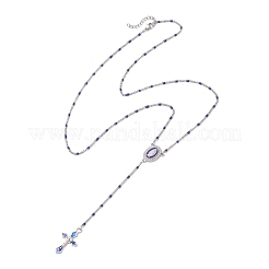 Rosenkranz-Perlenketten aus Edelstahl 304&nbsp;NJEW-JN05775