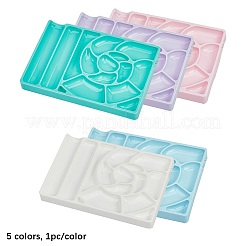 Palettes de couleurs en plastique nail art&nbsp;MRMJ-GA0001-05