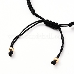Bracciali di perline intrecciati con fili di nylon regolabili&nbsp;BJEW-JB05697-02