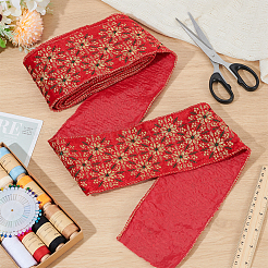 5 Yards Blumen-Polyesterband&nbsp;OCOR-PH0006-41
