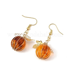 Pendientes colgantes de acero inoxidable 304 y acrílico transparente&nbsp;EJEW-TA00828