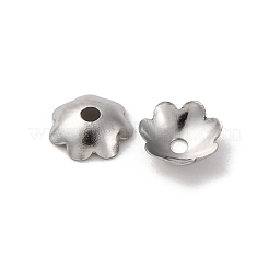Perlenkappen aus chirurgischem Edelstahl 316l&nbsp;STAS-C125-01A-P
