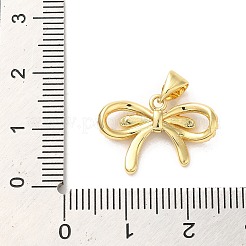 Placage de crémaillère en laiton micro pavé pendentifs en zircone cubique claire&nbsp;KK-A206-05H-G