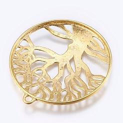 Colgante de estilo tibetano cabochon ajustes&nbsp;TIBEP-A23210-AG-LF
